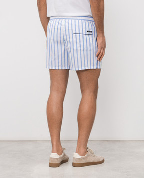 Dolce&Gabbana Белые шорты в полоску GP1N7TFR52W