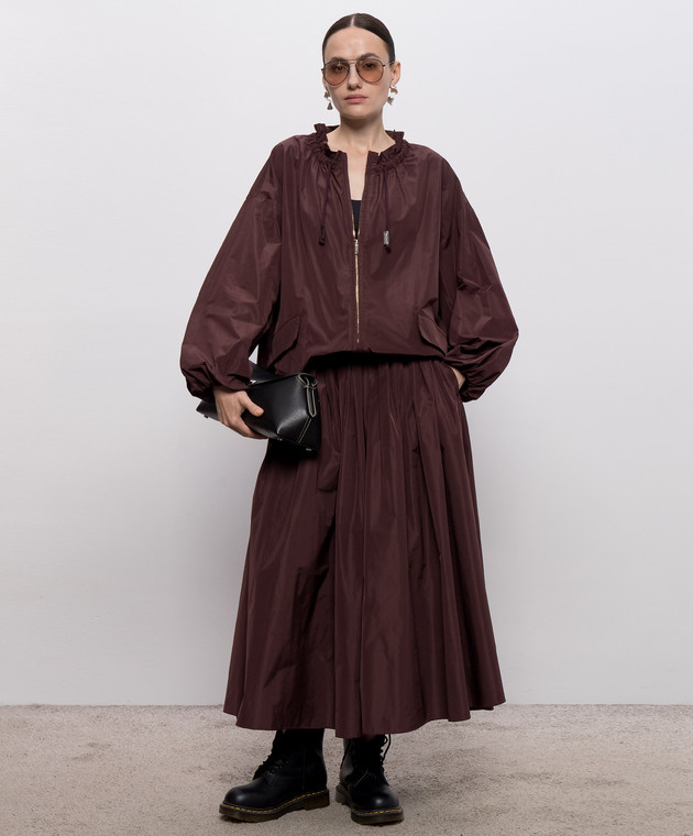 Max Mara Бордовая куртка ONDE SMMONDE изображение 2
