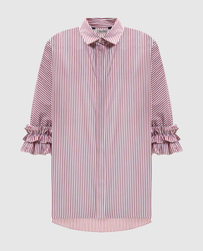 Max Mara Рубашка NEBBIE в полоску с рюшами SMMNEBBIE
