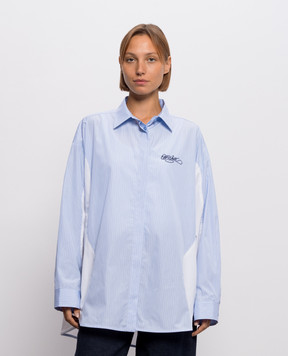 Off-White Рубашка с вышивкой логотипа 2FB00670T