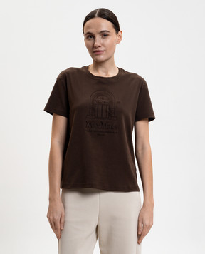 Max Mara Коричнева футболка BELLA SMMBELLA
