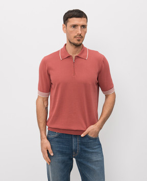 Peserico Терракотовое поло с молнией R59478F149173N