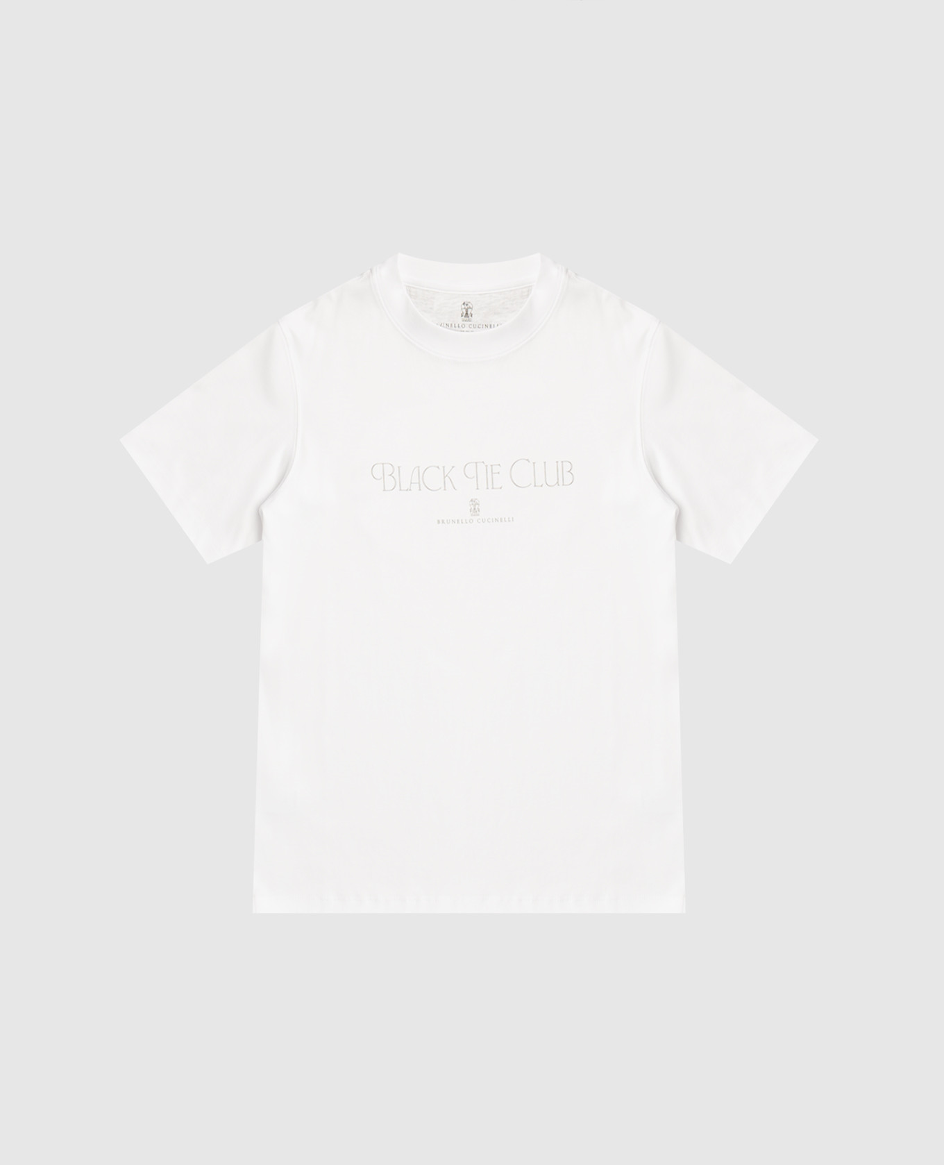 Детская белая футболка с принтом