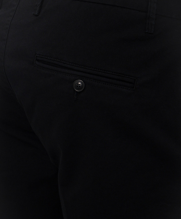 Cashmere&Whiskey Черные шорты из хлопка 0276109345 изображение 5