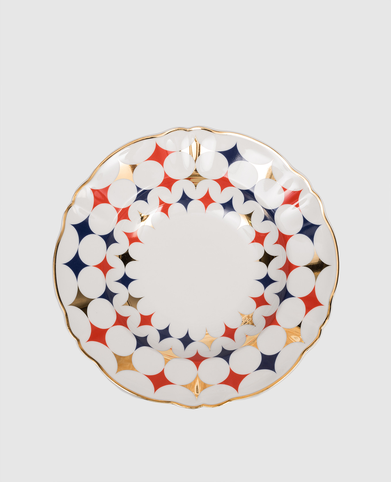 

Белая фарфоровая тарелка для супа Lightning, Белый, Посуда