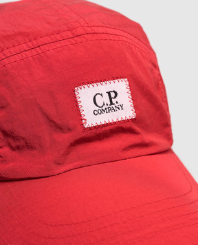 C.P. Company Детская красная кепка с нашивкой логотипа CUX00SL3C00