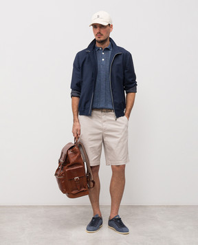 Brunello Cucinelli Бежевые шорты M289LU0010