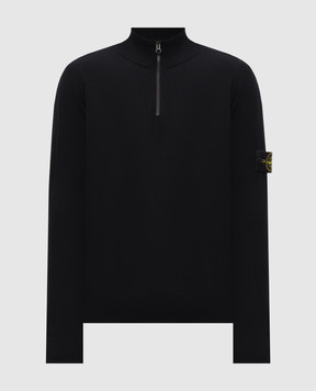Stone Island Черный джемпер с шерстью L2S155100008S00A1