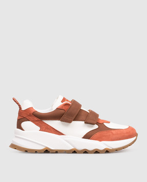 Brunello Cucinelli Детские комбинированные кроссовки BUOXDZA166