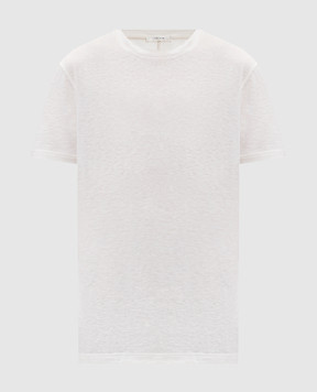 The Row Белая футболка Serata с кашемиром 10491K705