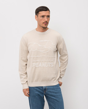 Iceberg Бежевый джемпер с узором A0067604