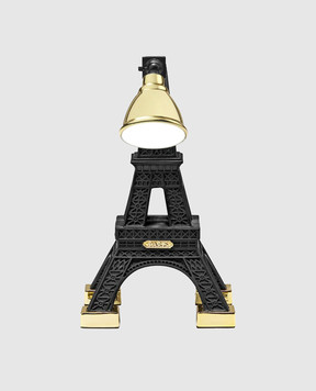 Qeeboo Чорна настільна лампа Paris M у формі ейфелевої вежі 33001BL