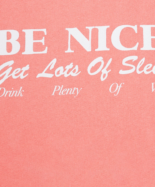 Sporty & Rich Дитячий рожевий утеплений світшот Be Nice WS076712003PI22 зображення 3