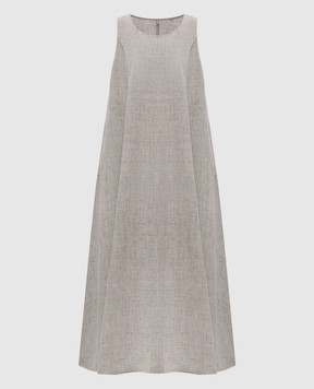 Intoca Сіра сукня з льону 261LIPDR1103