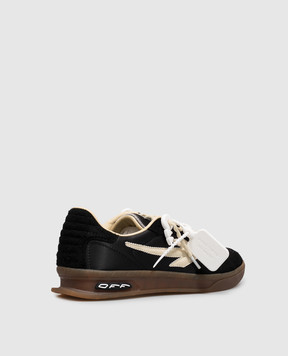 Off-White Чорні комбіновані кросівки End Of Play з емблемою OF06209001