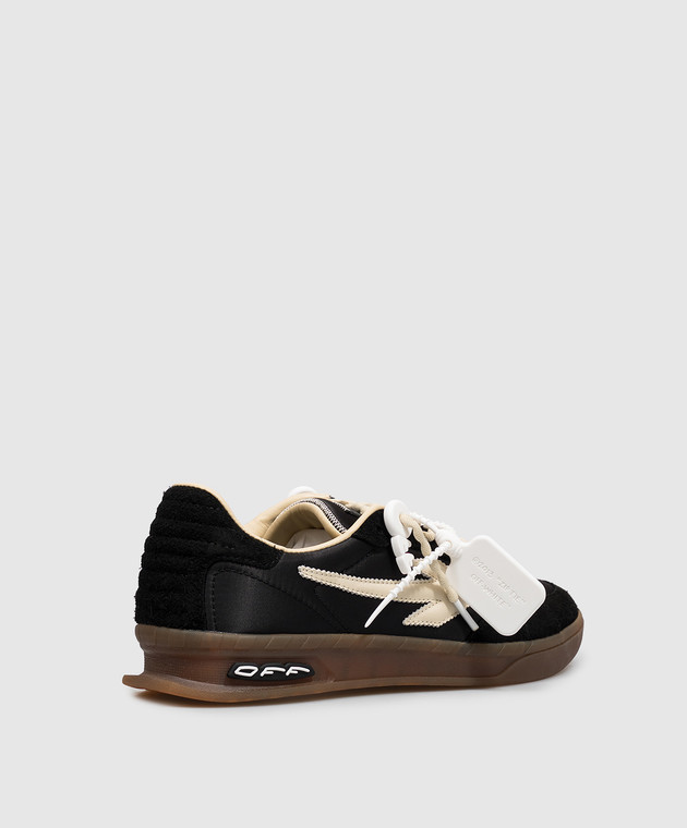 Off-White Чорні комбіновані кросівки End Of Play з емблемою OF06209001 зображення 3