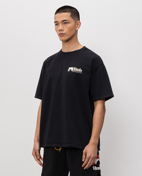 Rhude Черная футболка Ramatuelle International Racing RHPS26TT04012
