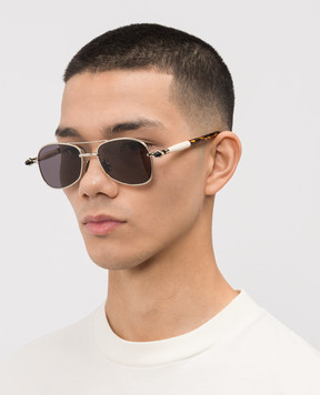 Kuboraum Сонцезахисні окуляри P75 сріблястого кольору KRSP75LGH000002Y