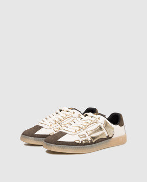 AMIRI Кожаные кроссовки Pacific Bones AMSNSN1034