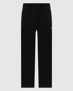Off-White Черные спортивные брюки с принтом Spices Arrow 44MCH05AF26F005