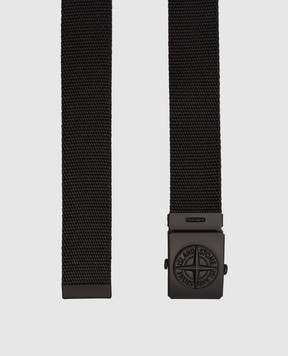 Stone Island Детский черный ремень L2S169300001S0061