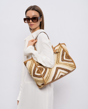 Gianni Chiarini Плетена сумка-тоут Marcella у візерунок BS6850COMMESIR