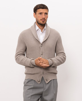 Brunello Cucinelli Бежевий кардиган MNI709706