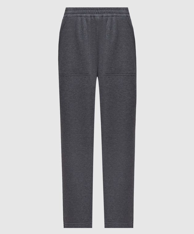 Brunello Cucinelli Сірі спортивні штани MN05NB2X99