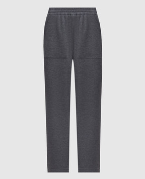 Brunello Cucinelli Серые спортивные штаны MN05NB2X99
