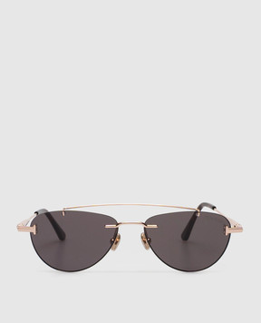 Tom Ford Золотисті сонцезахисні окуляри ASTOR FT1356