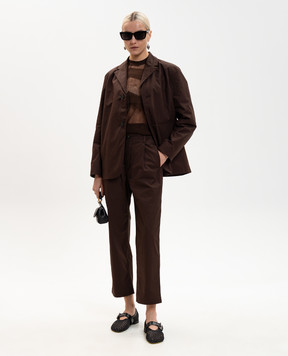 Sofie D`Hoore Коричневые брюки PICO PICOCTOP