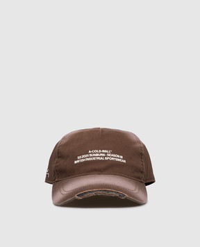A Cold Wall Коричневая кепка с винтажным эффектом ACWUA240