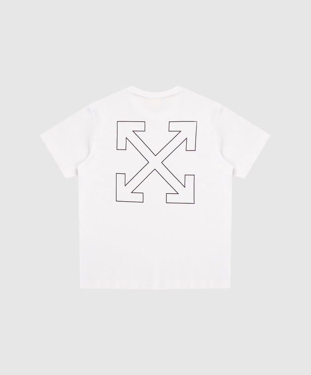 Off-White Набор детских футболок с принтом эмблемы 44B2B001S26J001 изображение 3