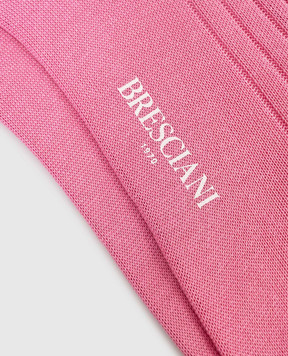 Bresciani Розовые носки в рубчик MC034UN0004XX