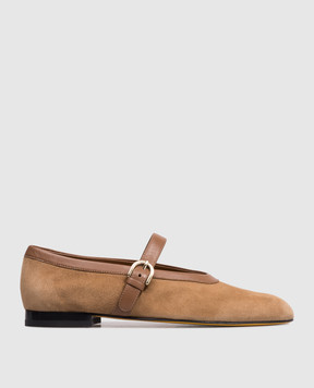 Doucal's Коричневі замшеві балетки DD8859MAENPZ837