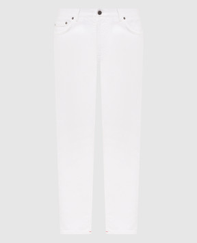 ISAIA Белые джинсы с логотип патч PNDT05DJ139