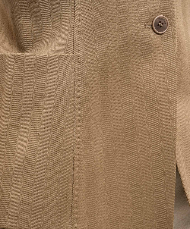 Max Mara Коричневый жилет FALLA MXMFALLA изображение 4