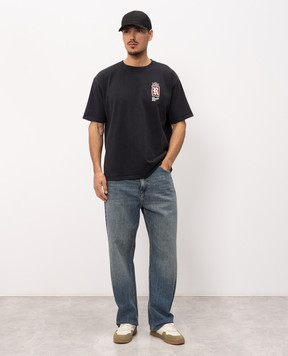 Rhude Черная футболка Fumar RHSS26TT07012