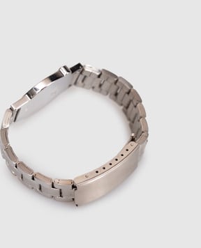 Maison Margiela MM6 Серебристый браслет в виде часов с зеркальцем SM7UY0101P8605