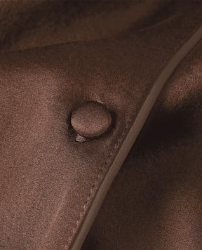 Dore & Rose Коричневая пижама из шелка PREMIUMSILKPJTOPBOTTOM