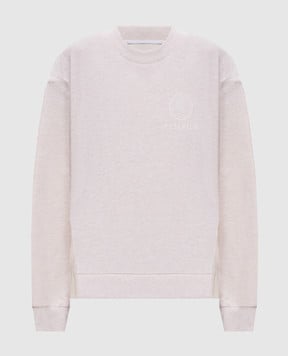 Peserico Бежевий меланжевий світшот з логотипом A12575J0Q12379E