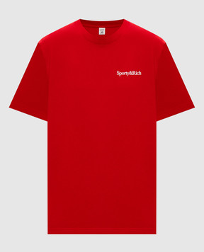 Sporty & Rich Красная футболка с надписью TO11985300RE15