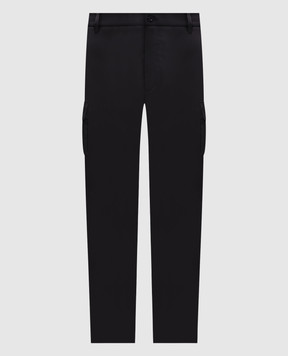 C.P. Company Metropolis Чорні штани карго LPA037A110407A