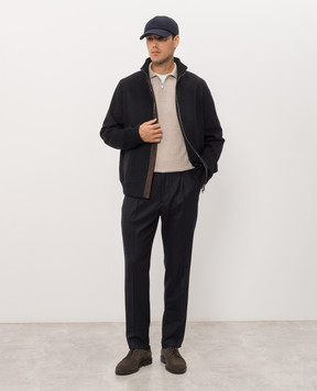 Cashmere&Whiskey Синя куртка з вовни 8400865307
