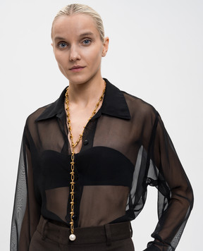 PUCCI Золотистое ожерелье Punk с шипами 5UAM105U920