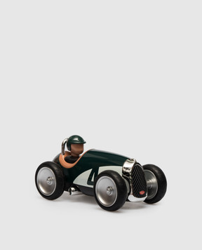 Baghera Сувенір зелений вінтажний гоночний автомобіль 484