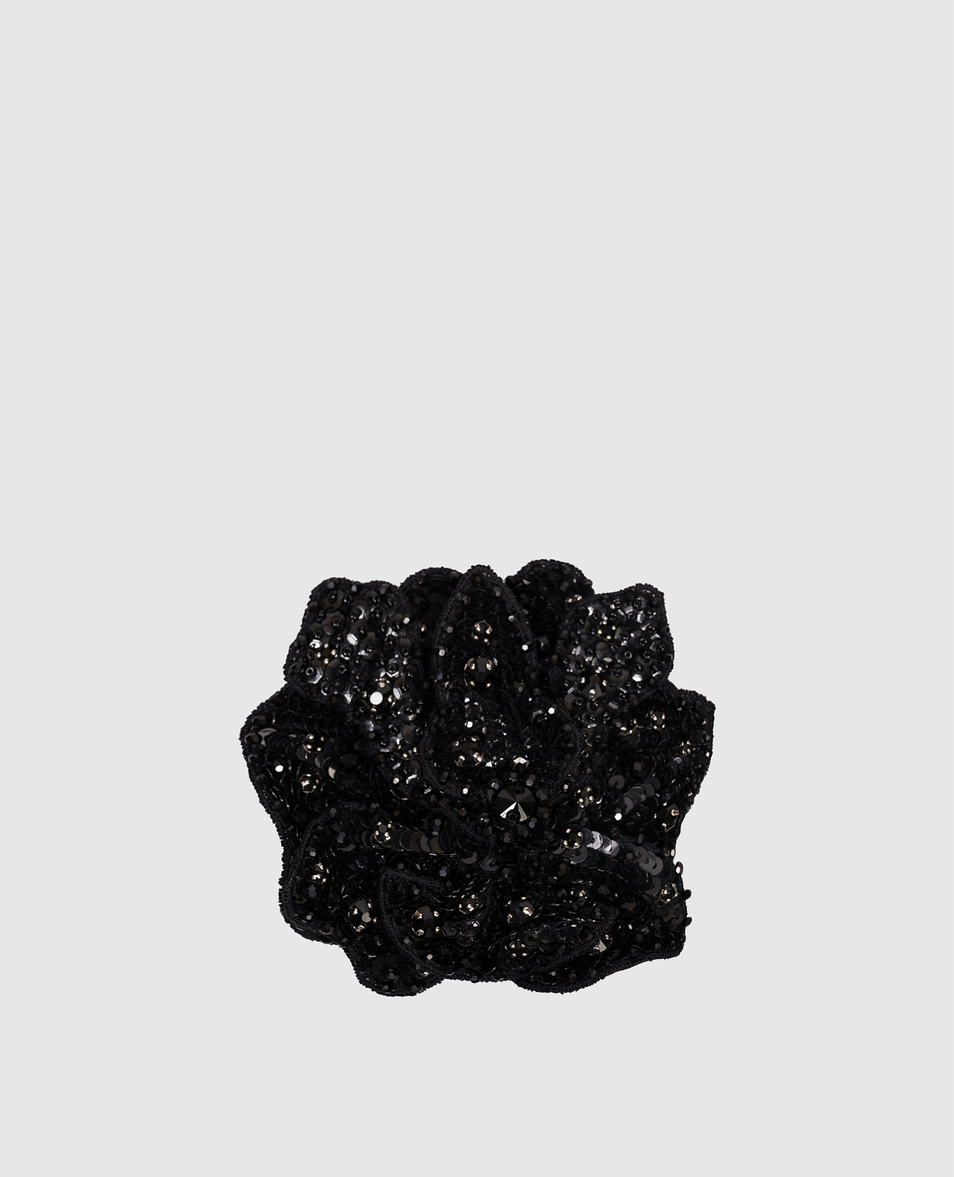 

Черная брошь EULALIA в виде цветка, Черный, Брошки