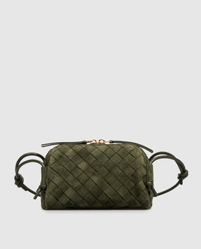 Bottega Veneta Зелена замшева сумка Concert 794258V5ZZ4