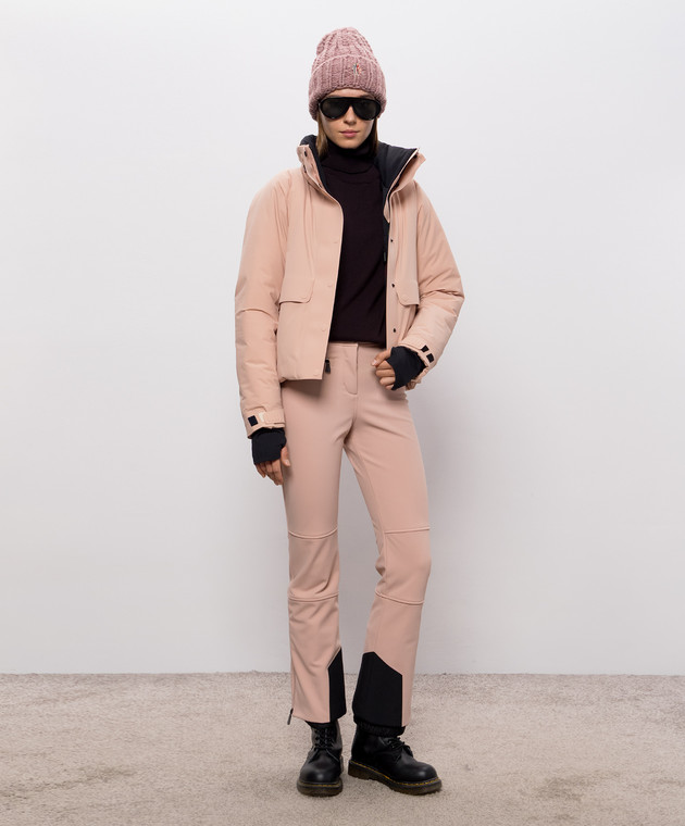 Moncler Grenoble Розовая горнолыжная куртка Danses L20981A00017597S3 изображение 2