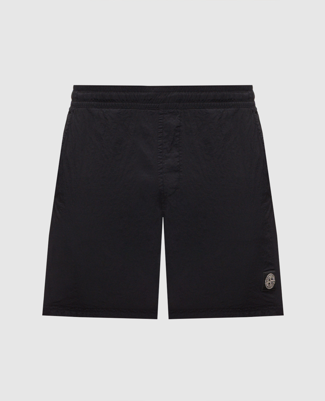 Черные шорты для плавания с нашивкой